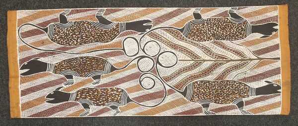 ABORIGINAL BARK PAINTING