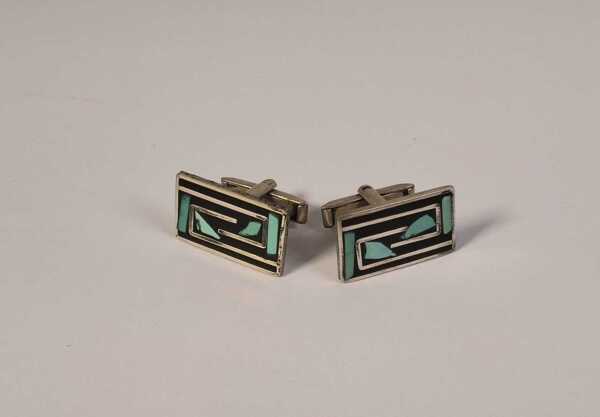 SILVER CUFFLINKS