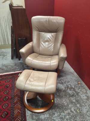 Recliner And Stool