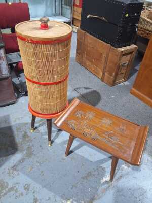 Laundry Basket & Table