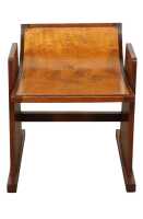 OAK PIANO STOOL - 2