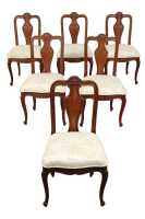 SET OF OAK DINING CHAIRS