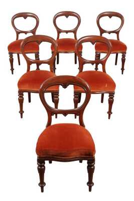 Set Of Mahogany Dining Chairs