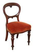 SET OF MAHOGANY DINING CHAIRS - 2