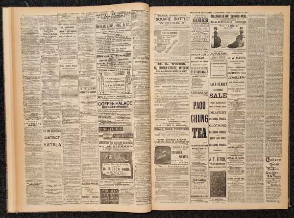 THE SA ADVERTISER 1887