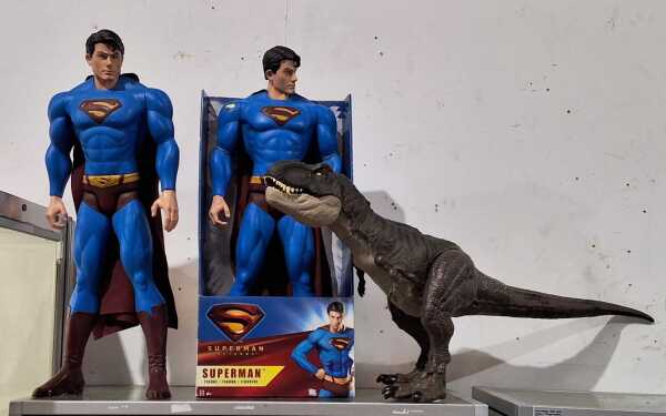 SUPERMEN (AND DINOSAUR)