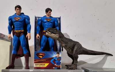 Supermen (And Dinosaur)