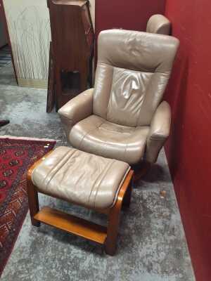 Recliner And Stool