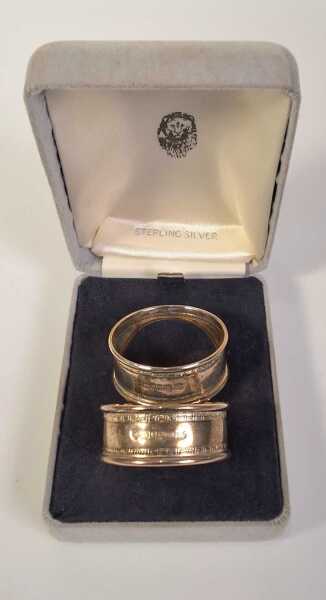 SILVER NAPKIN RINGS