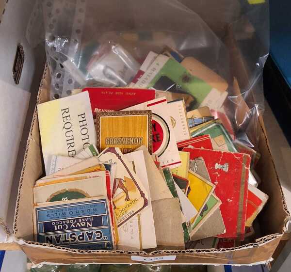 CIGARETTE BOX LABELS