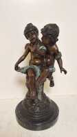 BRONZE FIGURE GROUP