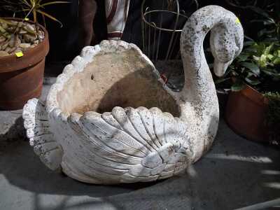 Swan Planter