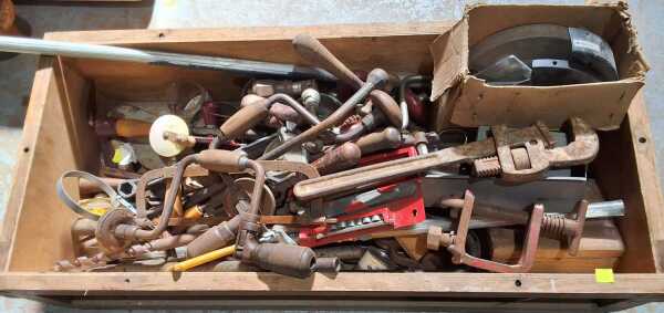 LARGE BOX OF TOOLS