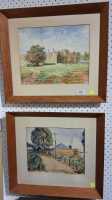 FRAMED WATERCOLOURS