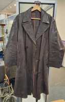 LEATHER TRENCH COAT
