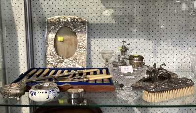 Silverplate And Crystal