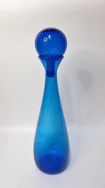 BLUE GLASS BOTTLE