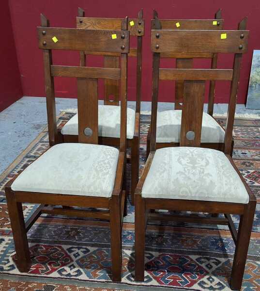 ARTS AND CRAFTS DINING CHAIRS