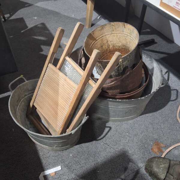 BUCKETS AND TUBS