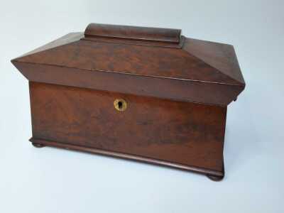 Mahogany Tea Caddy