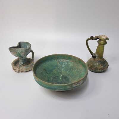 Archaic Pottery And Glass
