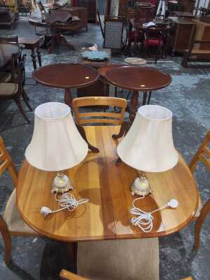 Wine Tables And Lamps