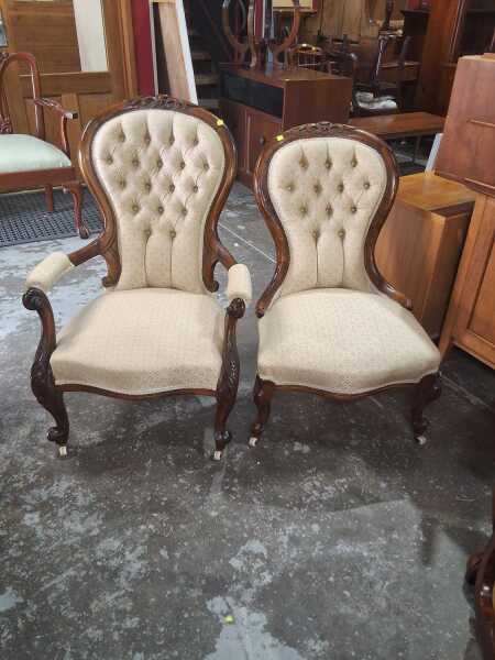 GRANDMOTHER GRANDFATHER CHAIRS