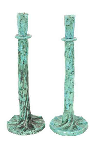 PAIR OF JOLLIFF CANDLESTICKS