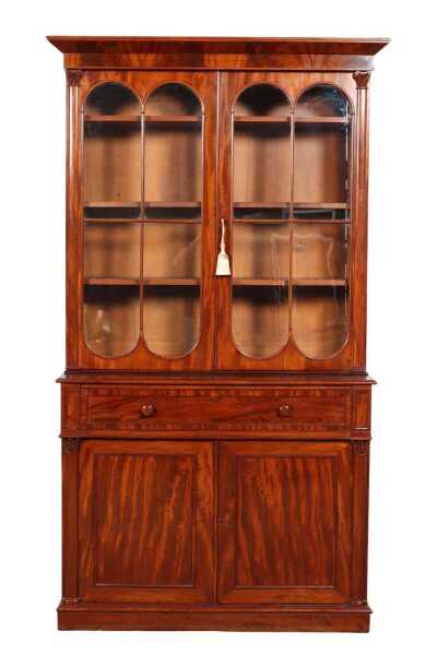 MAHOGANY BOOKCASE