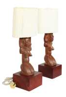 PAIR OF BEDSIDE LAMPS - 2