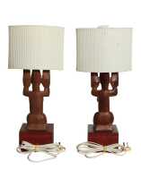 PAIR OF BEDSIDE LAMPS - 3