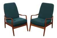 PAIR OF WOOMERA LOUNGE CHAIRS