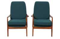 PAIR OF WOOMERA LOUNGE CHAIRS - 2