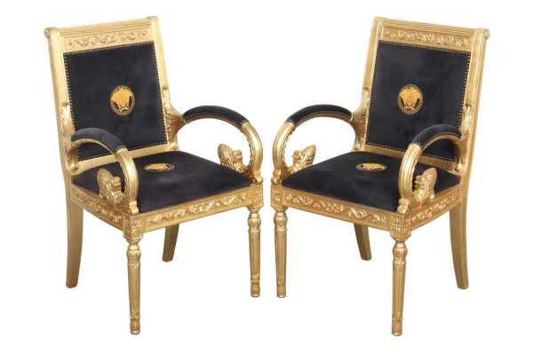 PAIR OF ARMCHAIRS