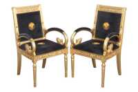 PAIR OF ARMCHAIRS
