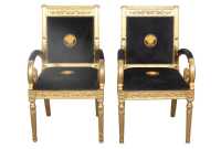 PAIR OF ARMCHAIRS - 2
