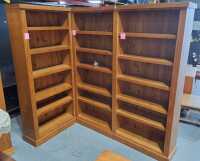 CORNER BOOKSHELF