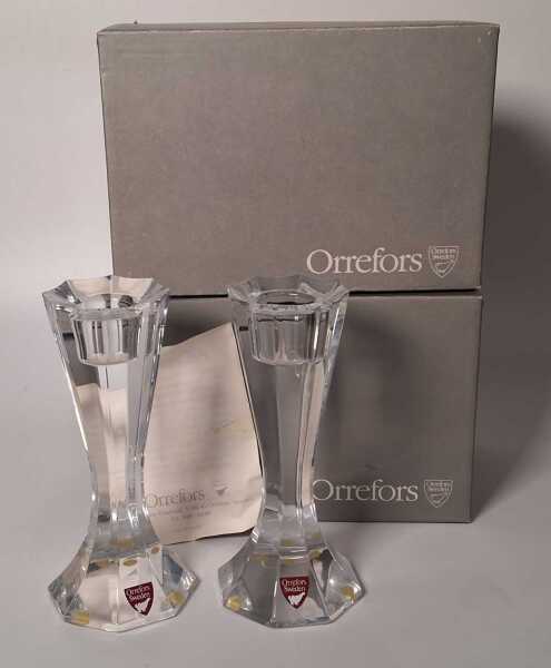 ORREFORS CANDLESTICKS