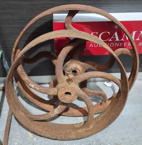CAST IRON WHEELS