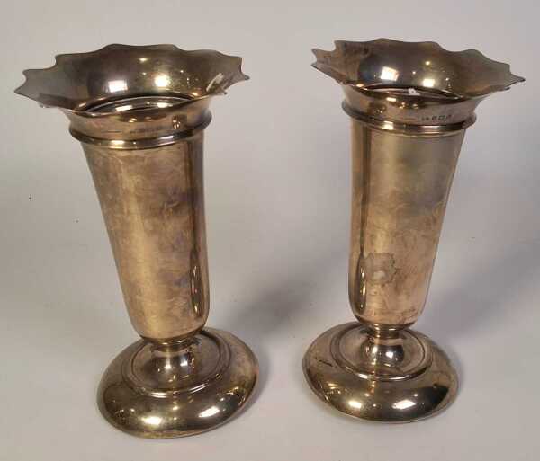 SILVER VASES