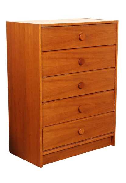 TEAK CHEST OF DRAWERS
