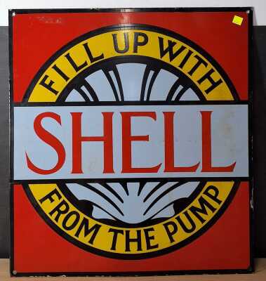 Enamel Sign