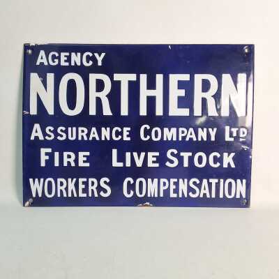 Enamel Sign