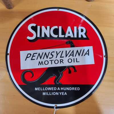 Enamel Sign