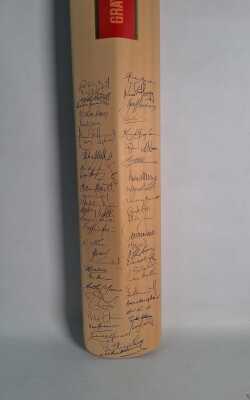 Signed Cricket Bat