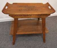 TWO-TIER TRAY TABLE