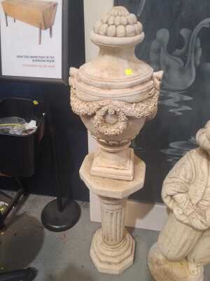 Urn And Pedestal