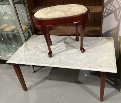 Coffee Table And Stool