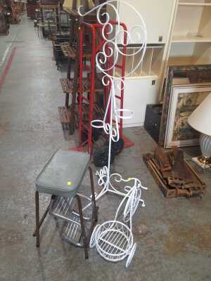 Planters And Stool