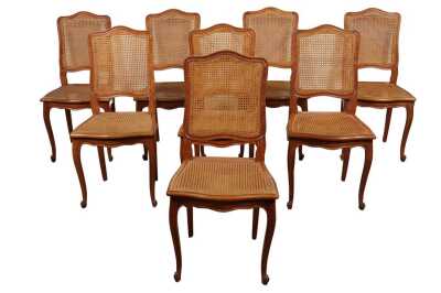 SET OF 8 DINING CHAIRS